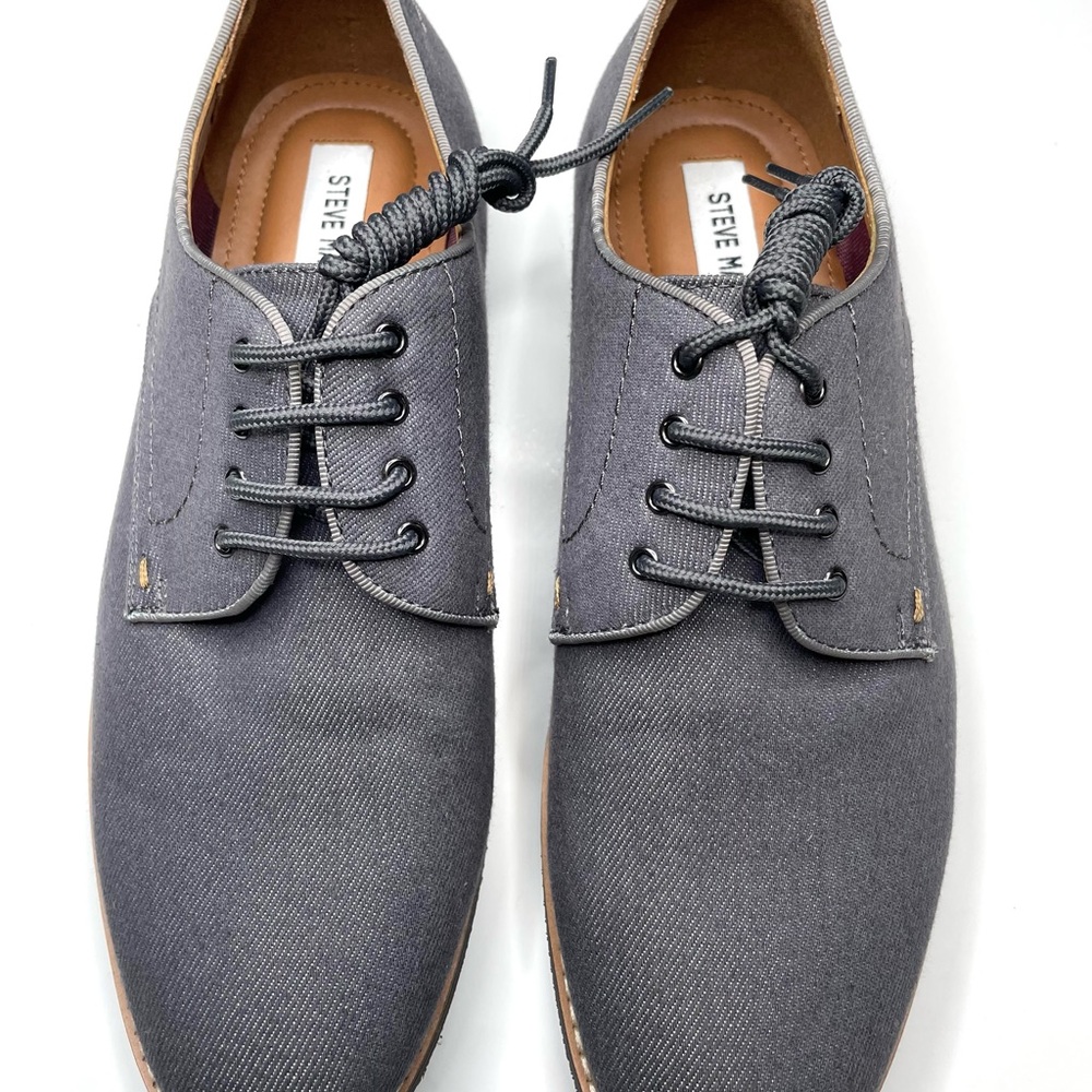 Steve Madden Men’s Nevins Denim Derby Size Women’s 9 View 3